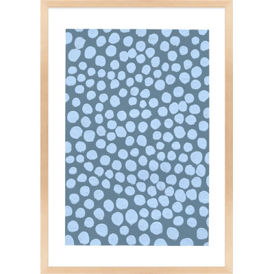 Navi "Periwinkle on Blue Gray" Painting
