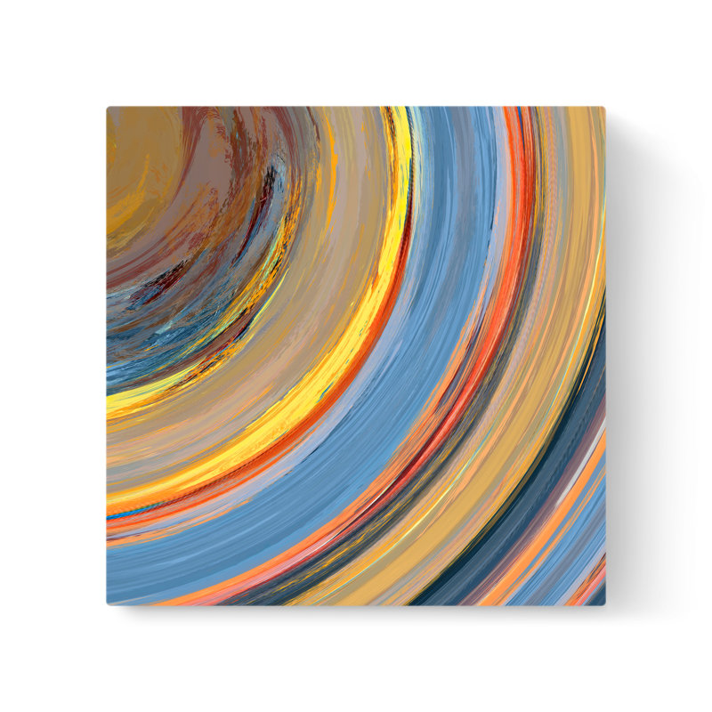 " Inner Rings IV " Painting Print, 48" H x 48" W