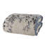 Ensemble d'édredon 8 pièces Yedy, broderie florale bleue et crème-111572268