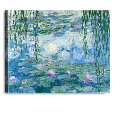 Water Lilies 1916–19 Pond by Claude Monet The World Classic Art Reproductions, Giclee Canvas Prints Wall Art for Home Decor