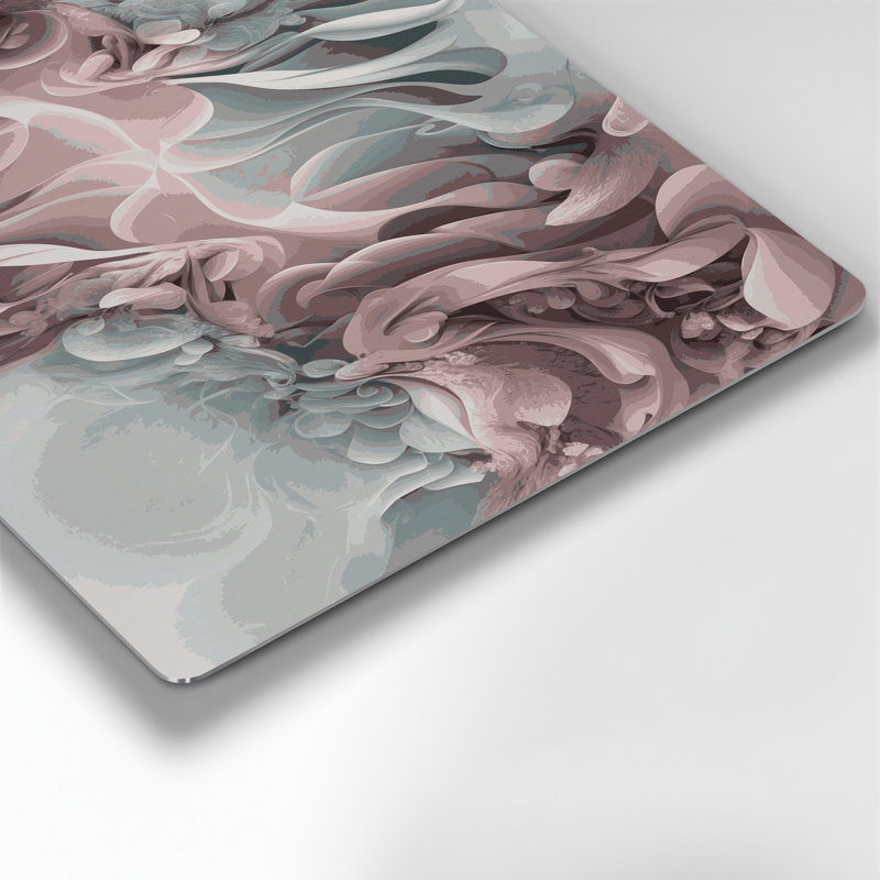 Gradient Abstract 75 Gray Metal Wall Art, 8" H x 10" W