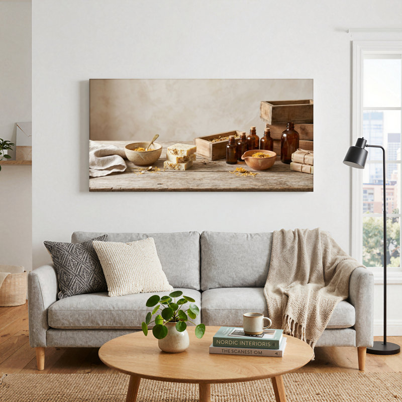Ensemble de 1 tableau sur toile rustique, L 32 po x H 16 po, Wrapped Canvas