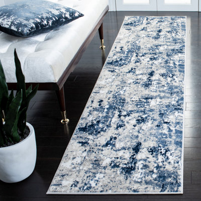 Tapis gris / bleu marine Acton