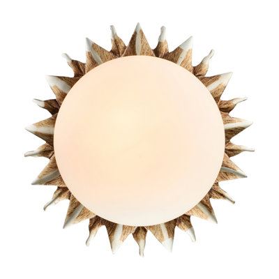 Amauriah Glass Flush Mount
