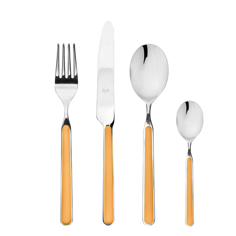 Fantasia Flatware Set - 24 Pieces - Vicuna, Light Blue