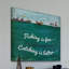 Reproduction d’art sur toile tendue "school of fish of the lines" "version" alternative utz-15060698