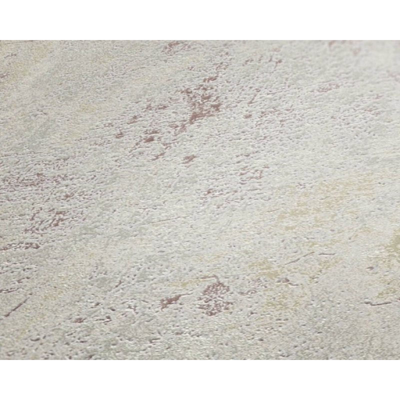 Rouleau de papier peint texturé L 33 pi x l 21 po Plains, Beige / gris / rouge