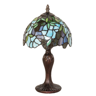 Mini lampe 15 po Tiffany Wisteria