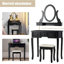 Broseley Dressing Table with Mirror