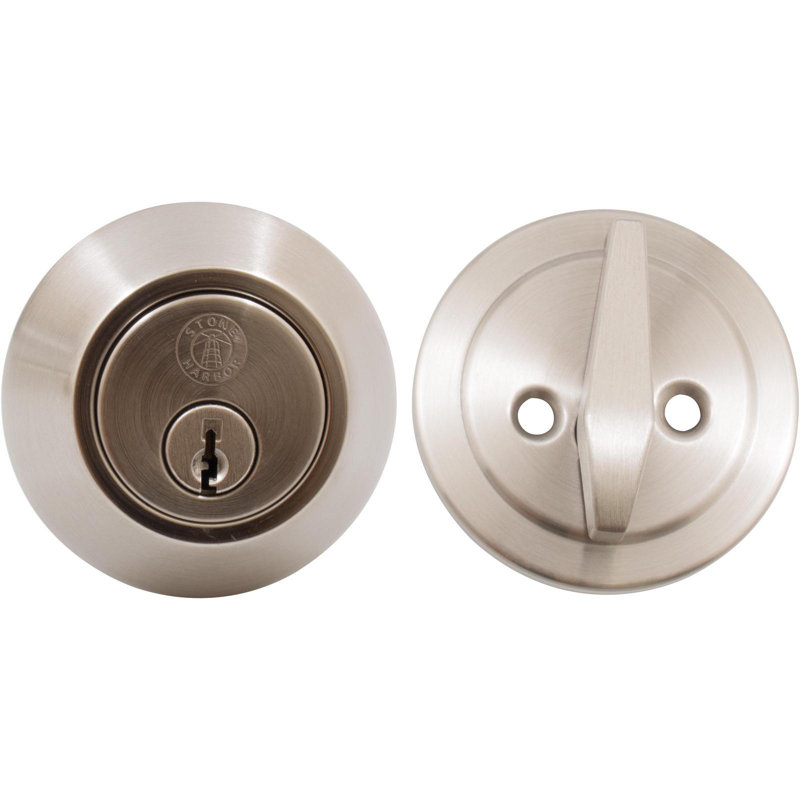 Verrou cylindrique simple, Nickel satiné