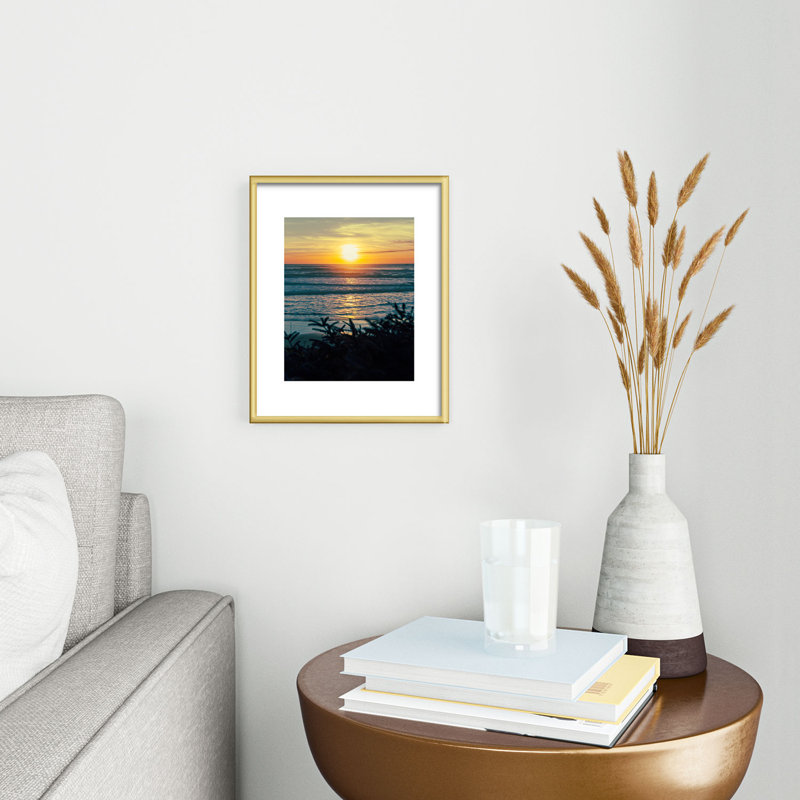 Impression sur toile encadrée Hannah Kemp Coastal Summer, Or, H 10 po x l 8 po