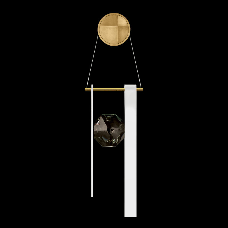 Aria LED Spotlight, White/Gold