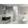Albedo 28.75 in. x 78 in. Fully Frameless Hinge Shower Door