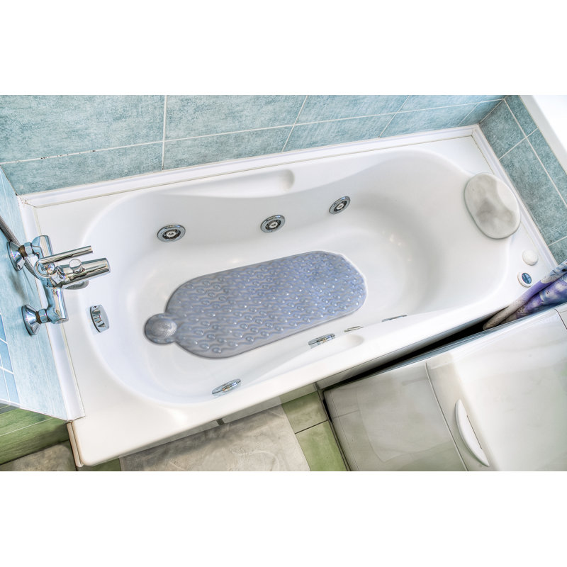 Tapis de baignoire Steeves, Bleu