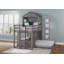 Twin over Full Campsite Loft in Rustic Dark Grey-1276186304