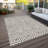 Washable Geometric Indoor / Outdoor Rug-1303251273