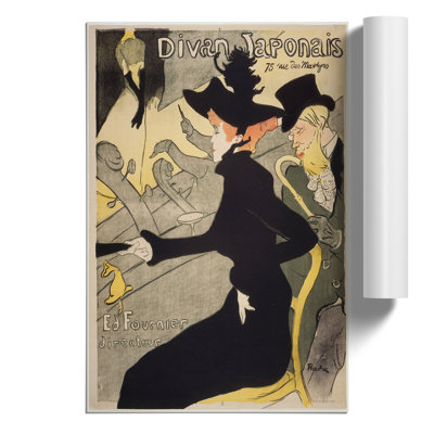 Divan Japonais by Henri De Toulouse-Lautrec - No Frame Print
