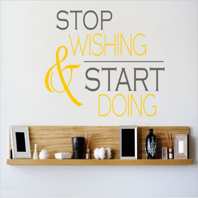 Text & Numbers Wall Decal