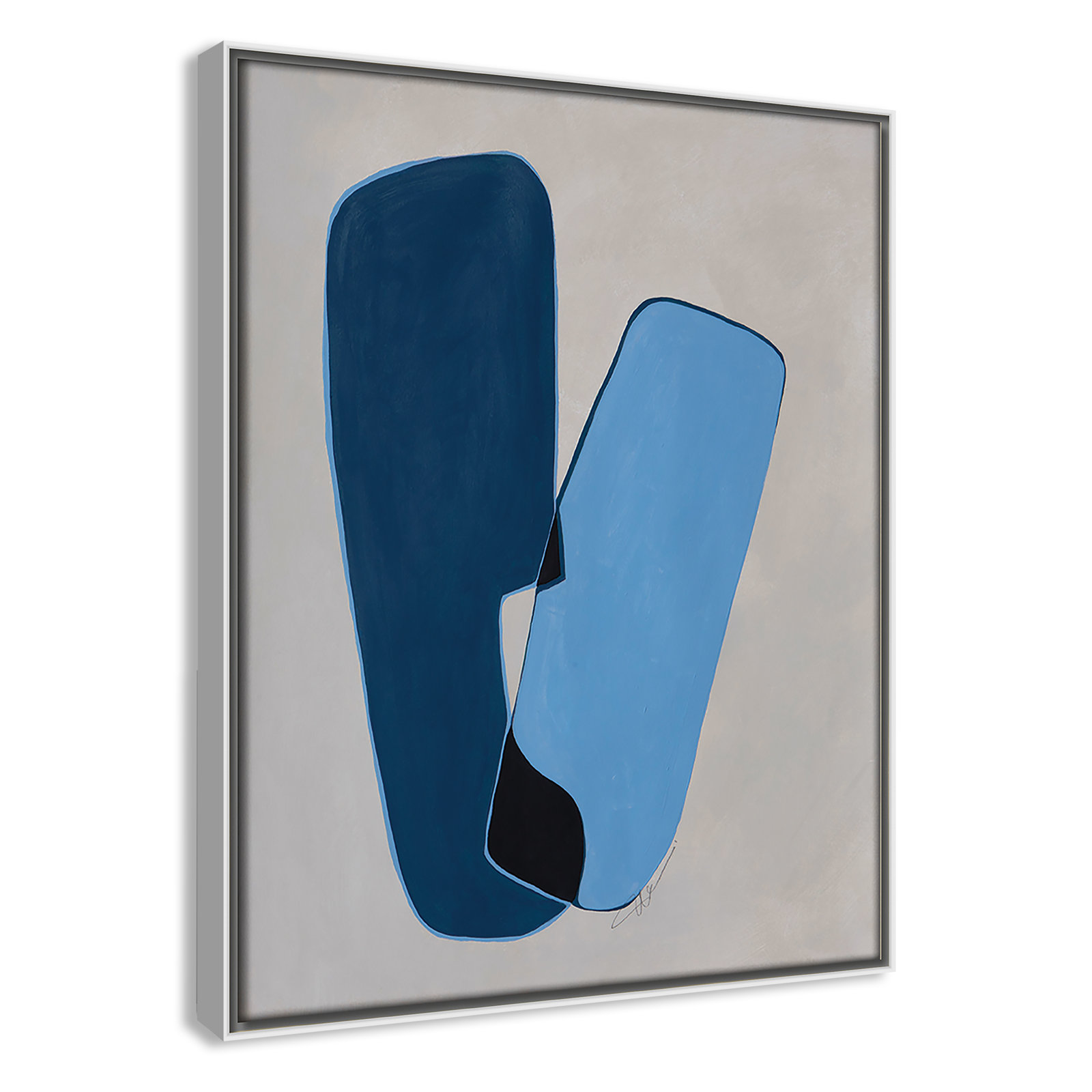 In Unity Collection "In Unity II" Print, 15.5" H x 12.5" W x 2" D, White Framed