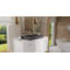 Lavabo de salle de bain vasque en résine 31,4 po x 18,8 po Badeloft WB-05-L-MBLK-138194461