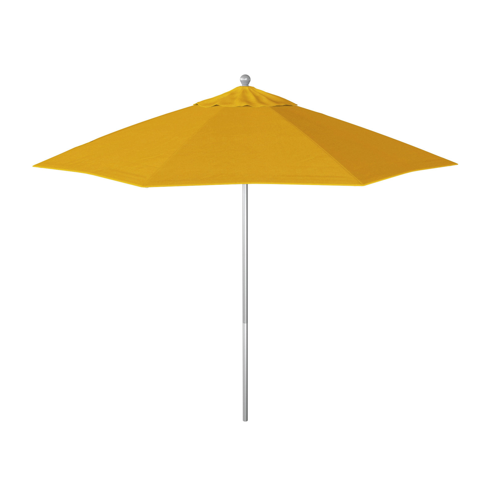 Santana 9' Umbrella, Dandelion - Pacifica Premium, Anodized Silver