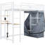 Lit mezzanine blanc avec bureau pivotant, prise électrique, conduit, tablettes et garde-robe blanc-1992120417-1992120420