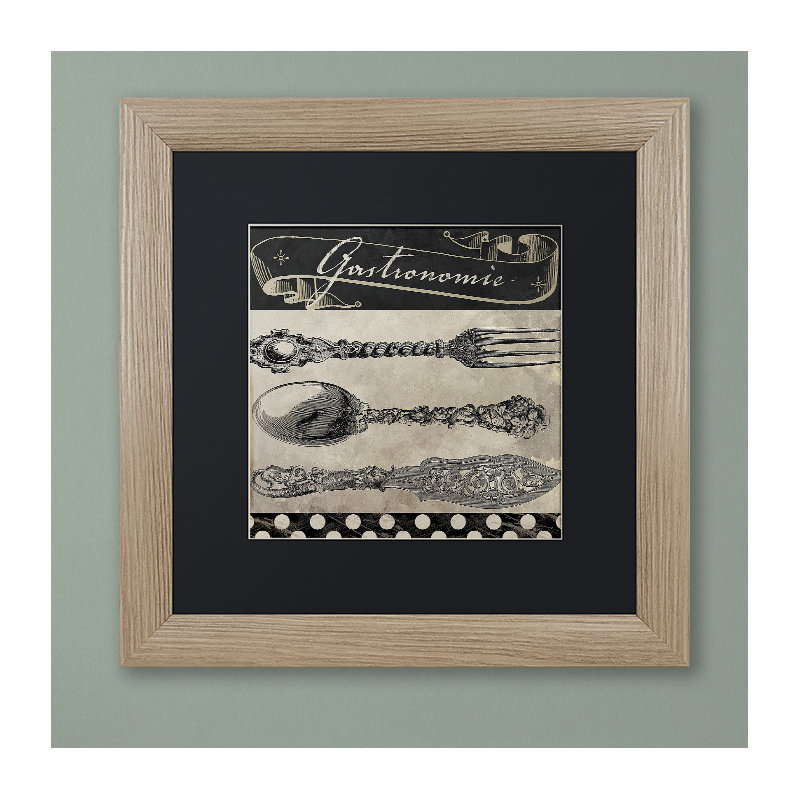 «Bistro Parisienne II» par Jadaya, impression encadrée, Noir, H 16 po x l 16 po x P 0,5 po, Cadre noir