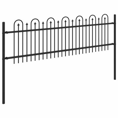 Powder-Coated Steel Fence Panels Included