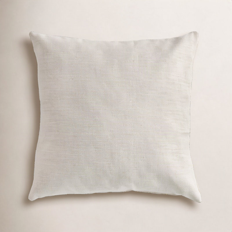 Coussin d'extérieur carré 20 po Sylvie, Gris clair