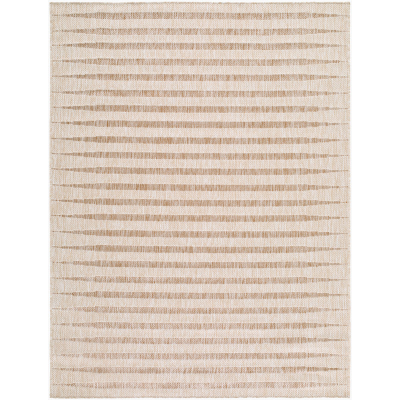 Galey Alix x Livabliss Agave Outdoor Machine Woven Rug, Rectangle 9'2" x 12', Ivory
