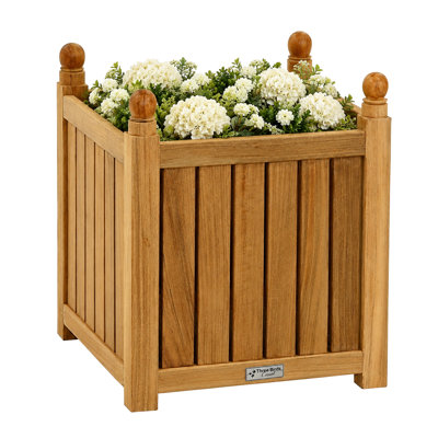 Teak Outdoor Square Planter Box