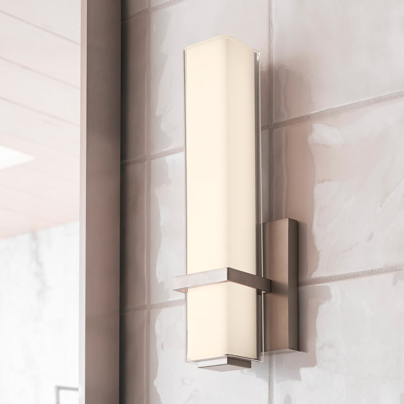 Milan 1 - Light LED Bath Bar, Satin Nickel