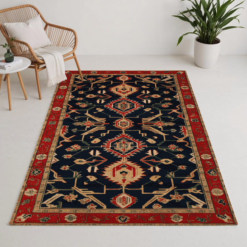 Tapis intérieur et extérieur ArtDeco, Rectangle 9 pi x 12 pi