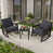 Dark Gray Cushion/Black Frame selected