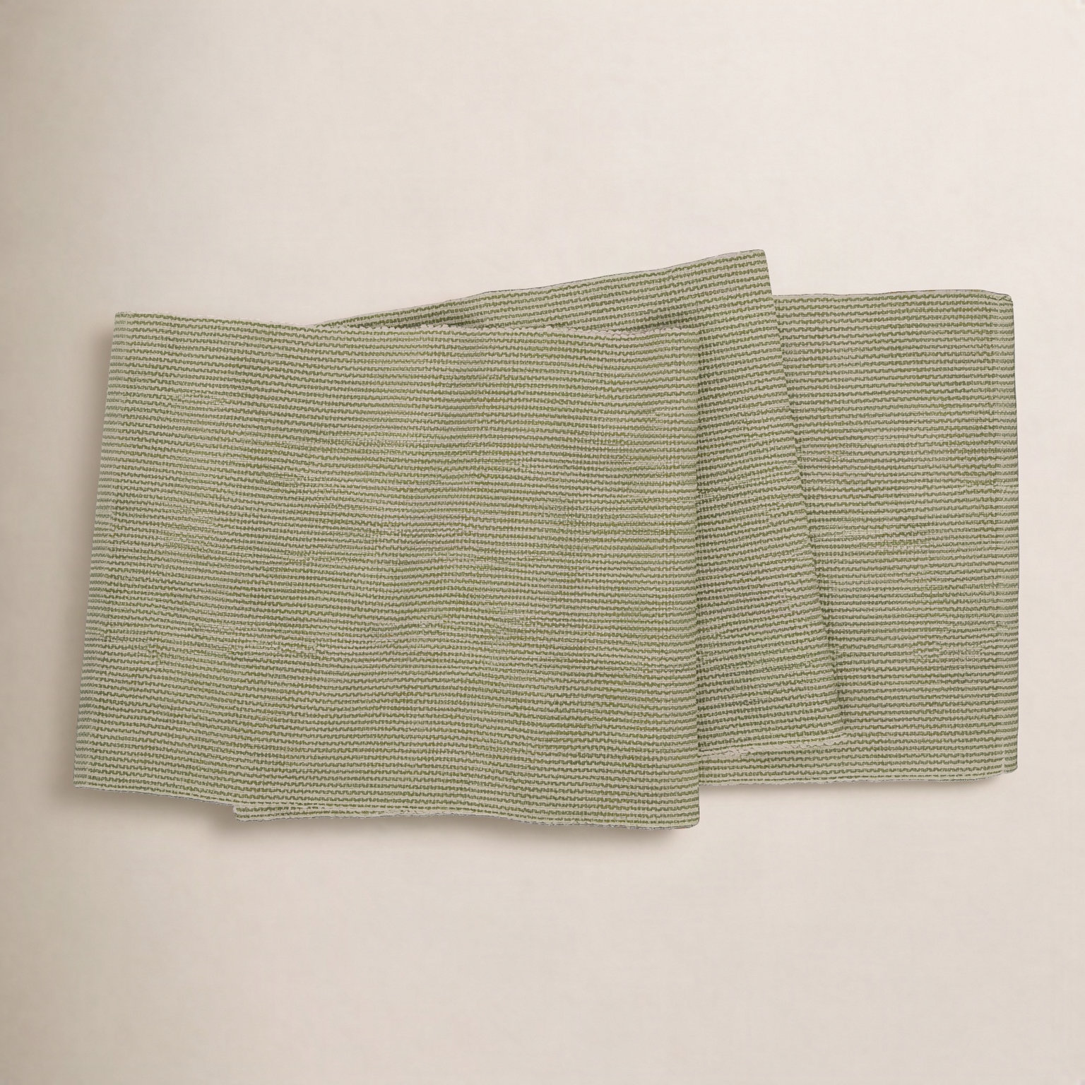 Gilmour 13" Cotton Table Runner, Green