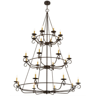 Lustre étagé 24 lumières Estrella