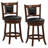 Acelee Swivel Upholstered Counter Stool with Solid Wood Frame-733383386-733383364