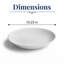 Assiette creuse en porcelaine de qualité supérieure VITALE COUPE - IVOIRE | Ivoire | Va au micro-ondes et au lave-vaisselle