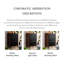 Armoire d'appoint en bois massif noir et noyer