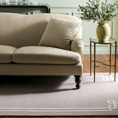 Martha Stewart Hand Tufted Wool; Cotton Geometric Indoor / Outdoor Rug