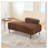 49.6" Wide Upholstered Bench with Adjustable Back-971028139