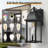 Alvester 1 - Light 15"H Black and Gold Iron Tempered Glass ETL Outdoor Wall Lantern with Dusk to Dawn-259982133