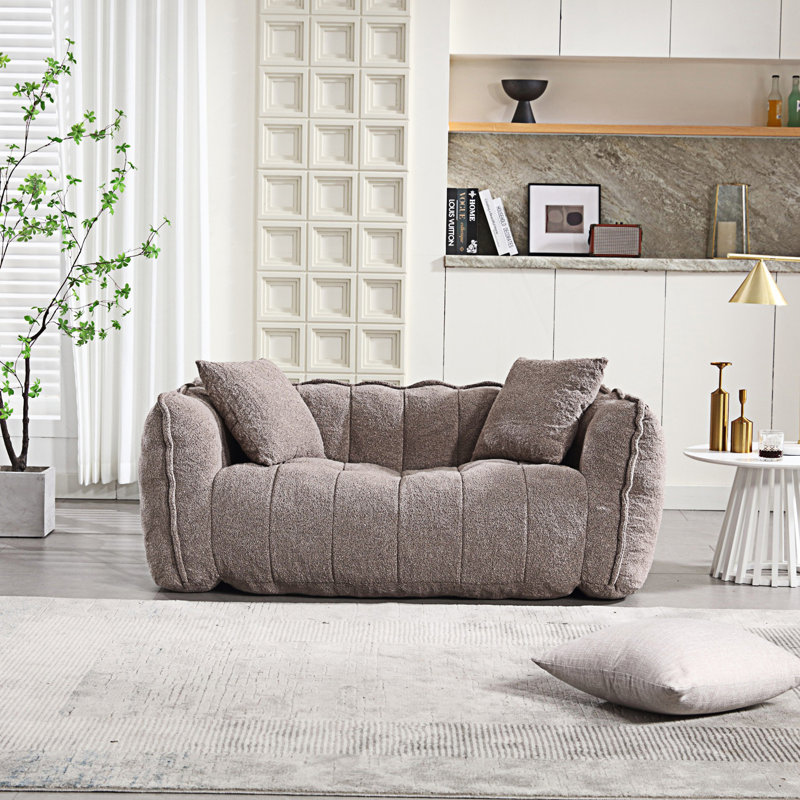 Canapé, pouf en chenille Sofas, Brun
