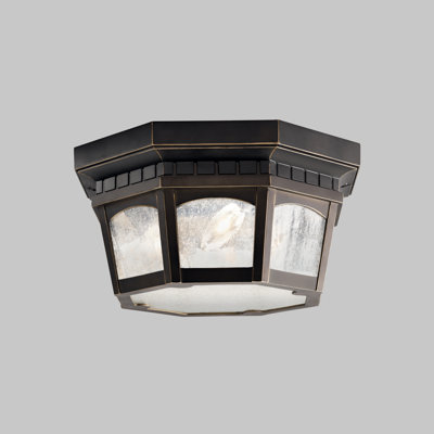 Flinders Glass Flush Mount