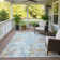 Machine Washable Indoor/Outdoor Skiljo ACN2334 Floral Rug