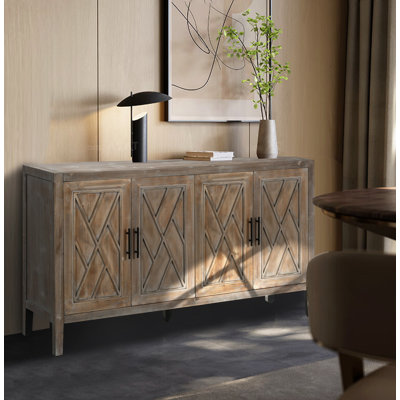 4 Door Sideboard, Entryway Cabinet