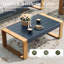  Ensemble de meubles de patio en aluminium 4 pièces avec table basse, siège surdimensionné avec ensemble de conversation extérieur à dossier haut-1004586353