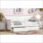 Twin Size Solid Pine Wood Storage Daybed with 2 Drawers – No Box Spring Needed, White for Guest/Living Room-659559269