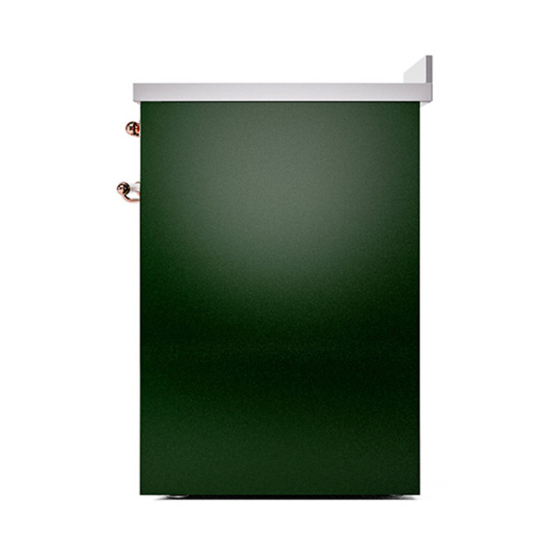 ILVE Nostalgie II Noblesse 30 in Induction Range, Emerald Green/Copper
