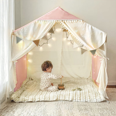 Generic 52'' W x 35.5'' D Indoor Polyester Play Tent